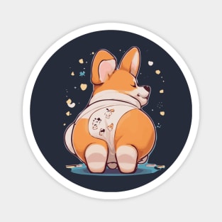 Corgi Dog Butt Magnet